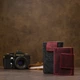 Картхолдер кожаный Grande Pelle leather-11408 Бордовая - изображение 9