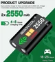 Док-станция BEBONCOOL + 2 аккумулятора 2555 mAh для геймпадов Xbox One (S/X) / Elite / Series (S/X) Black - изображение 2