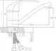 Смеситель-кран кухонный TAU SL-2B143C - изображение 8