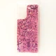 Чехол Glitter для Xiaomi Poco M3 бампер жидкий блеск Розовый - изображение 1
