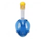 Маска для снорклинга Free Breath M2068G с трубкой голубая S/M - изображение 6