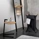 Корзина для белья Kela с полотенцедержателем Oak 30 л 35 х 37 х 65 см (24262) - изображение 3