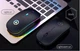 Беспроводная мышь FlyBat A2 Черная 1600 dpi RGB с подсветкой - изображение 3