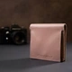 Жіноче шкіряне портмоне GRANDE PELLE 10х10х1,5 см (acs0018770) Рожевий - зображення 8