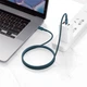 Кабель Baseus USB-C 100W Quick Charge для MacBook/iPad/Samsung/Huawei/Xiaomi|1M, 5A, 100W| Blue - зображення 3