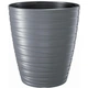 Горшок для цветов Prosperplast MAZE круглый с вкладышем 30х33см серый (88710-405) - изображение 2
