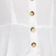 Блузка жіноча H&M 0745199-9 40 Біла (СА2000001598313_KAY2000000973487) - зображення 5