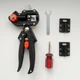 Прививочный секатор для прививки в футляре Professional Grafting Tool с 3 ножами + отвертка и ключ - изображение 3