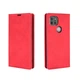 Чехол Taba Retro-Skin для Motorola Moto G9 Power книжка кожа PU с визитницей красный - изображение 1
