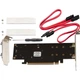 Контролер Frime (ECF-PCIEtoSSD009.LP) PCI-E-2хМ.2 (B&M Key)+1хмЅАТА - зображення 3