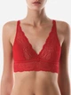 Бюстгальтер без кісточок Conte Lingerie Romantique RB7074 70C Червоний (4810226388266) - зображення 1