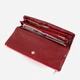 Женский кошелек в форме конверта кожаный ST Leather Accessories 19273 Бордовый - изображение 4