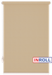 Ролета тканевая INROLL Есо-Mini 90х185 см Camila Маккофе A605 - изображение 1