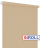 Ролета тканевая INROLL Есо-Mini 90х185 см Camila Маккофе A605 - изображение 3