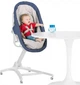 Кроватка-стульчик Chicco Baby Hug 4в1 Серая с синим (79173.00) (8058664108299) - изображение 4