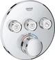 Термостат для ванни прихованого монтажу Grohe Grohtherm SmartControl, зовнішня частина, хром (29121000) - изображение 5