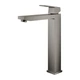 Смеситель для раковины высокий Grohe Eurocube XL-Size (цвет - тёмный графит, матовый), без донного клапана (23406AL0) - изображение 3