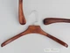 Вешалка для одежды Hanger WD 39 см деревянная с расширенными плечами коричневая - изображение 1