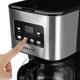 Кофеварка капельная для дома электрическая на 12 чашек с LCD дисплеем Sokany 121E 950W Черная (D-2019090746) - изображение 2