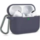 Силиконовый футляр с карабином для наушников AirPods Pro Midnight Blue - изображение 1