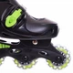 Роликові ковзани розсувні Zelart 2920 31-34 Black-Green - зображення 6