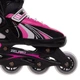 Роликовые коньки раздвижные Zelart Space Racer 2918 размер 29-32 Black-Pink - изображение 5