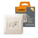 Розетка компьютерная VIDEX Binera крем (VF-BNSK1PC6-CR) - изображение 2