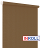 Ролета тканевая INROLL Есо-Mini 107,5х185 см BO Berlin Коричневый 301 Silver - изображение 3