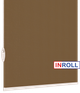 Ролета тканевая INROLL Есо-Mini 107,5х185 см BO Berlin Коричневый 301 Silver - изображение 4
