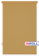 Ролета тканевая INROLL Есо-Mini 107,5х185 см Camila Светло-коричневый A633 - изображение 1