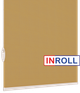 Ролета тканевая INROLL Есо-Mini 107,5х185 см Camila Светло-коричневый A633 - изображение 4