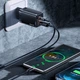 Зарядний пристрій Usams 47W GaN PD Quick Charger (Type-С+USB) для MacBook/iPad/iPhone/Android black - зображення 2