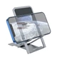 Тримач-підставка Hoco Main-way ultra-thin alloy folding desktop stand для смартфонів/планшетів - зображення 3