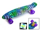 Скейтборд Пенни борд Penny Board 22" STAR Звезды Светящиеся колеса - изображение 1