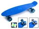Скейтборд Пенни борд Penny Board 22" BLUE Синий Светящиеся колеса - изображение 2