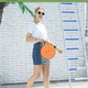 Розкладний телескопічний стілець Помаранчевий Telescopic stool - зображення 8