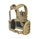 Разгрузочный жилет Tasmanian Tiger Chest RIG MK2 M4 Khaki - зображення 4