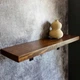 DVK Полка Настенная Лофт 85х15х3.6см Rustic Сосна покрыта маслами цвет Орех 1шт. - изображение 2