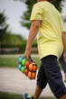Набір для гри в Петанк Бочче French Balls 8 пластикових куль - зображення 1