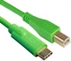 Кабель UDG Ultimate Audio Cable USB 2.0 C-B Green Straight 1.5m - изображение 2