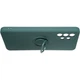 Чохол Fiji Holder Ring для Samsung Galaxy A72 (A725) бампер накладка з підставкою Dark Green - зображення 3