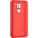 Чохол Fiji Holder Ring для Xiaomi Redmi Note 9 бампер накладка з підставкою Red - зображення 2