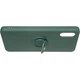 Чохол Fiji Holder Ring для Samsung Galaxy A02 (A022) бампер накладка з підставкою Dark Green - зображення 3
