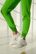 Жіночий спортивний костюм ONIOS Classic Tracksuit Зелений L 9320 - зображення 6