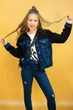 Джинсова куртка A-yugi Jeans 134 см Синій (2125000655376) - зображення 1