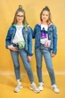 Джинсовая куртка A-yugi Jeans 140 см Синий (2125000655291) - изображение 5