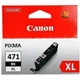 Картридж для Canon PIXMA TS6040 Canon 471 XL Black 10.8 мл 0346C001 - зображення 4