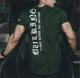 Футболка мужская Fitness Wolf зелена L - изображение 7