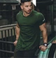 Футболка мужская Fitness Wolf зелена L - изображение 9