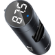 Автомобильный FM-трансмиттер (FM-модулятор) Baseus Energy Column (BS-01) Bluetooth 5.0 MP3 c функцией зарядного устройства 2-USB (3.1А) и вольтметром, тёмно-серый (CCNLZ-0G) - изображение 4